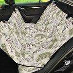 Vintage Giraffe Print Pet Car Back Seat Cover