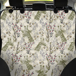 Vintage Giraffe Print Pet Car Back Seat Cover