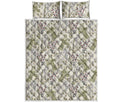 Vintage Giraffe Print Quilt Bed Set