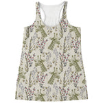 Vintage Giraffe Print Women's Racerback Tank Top