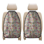 Vintage Girly Floral Print Car Seat Organizers