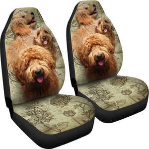 Vintage Goldendoodle Universal Fit Car Seat Covers GearFrost