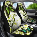 Vintage Green Butterfly Universal Fit Car Seat Covers GearFrost