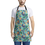 Vintage Hawaiian Aloha Pattern Print Apron
