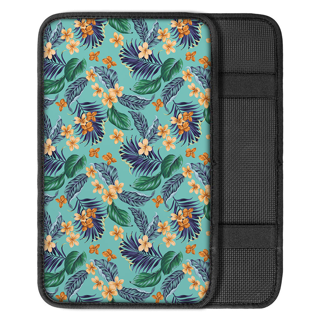 Vintage Hawaiian Aloha Pattern Print Car Center Console Cover