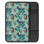 Vintage Hawaiian Aloha Pattern Print Car Center Console Cover