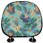 Vintage Hawaiian Aloha Pattern Print Car Headrest Covers