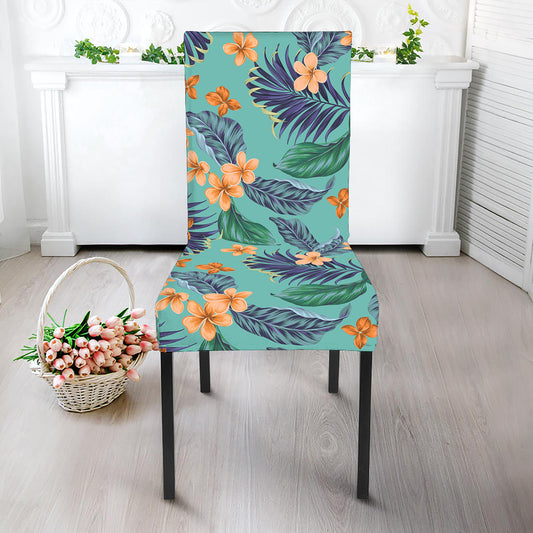 Vintage Hawaiian Aloha Pattern Print Dining Chair Slipcover