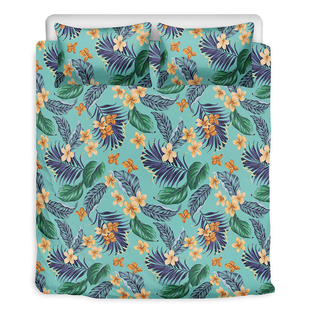 Vintage Hawaiian Aloha Pattern Print Duvet Cover Bedding Set