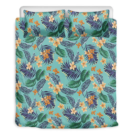Vintage Hawaiian Aloha Pattern Print Duvet Cover Bedding Set