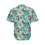 Vintage Hawaiian Aloha Pattern Print Men's Baseball Jersey