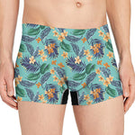 Vintage Hawaiian Aloha Pattern Print Men's Boxer Briefs