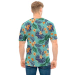 Vintage Hawaiian Aloha Pattern Print Men's T-Shirt