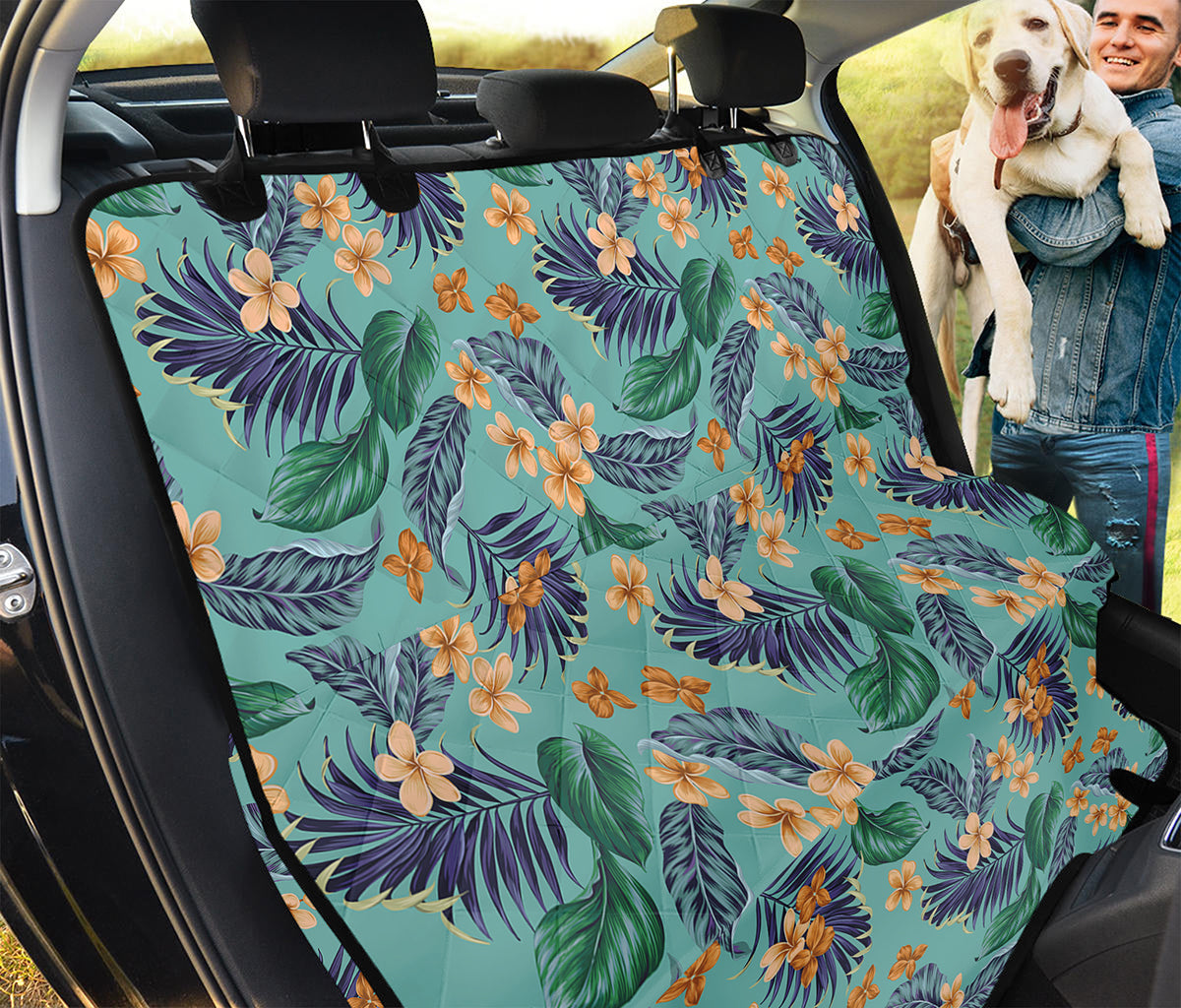 Vintage Hawaiian Aloha Pattern Print Pet Car Back Seat Cover