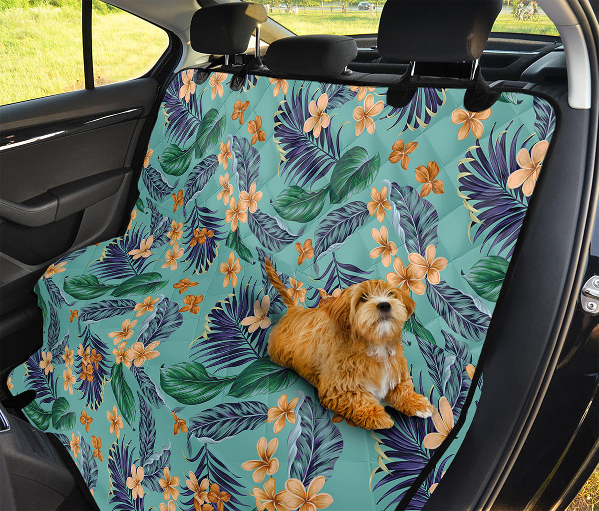 Vintage Hawaiian Aloha Pattern Print Pet Car Back Seat Cover