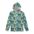 Vintage Hawaiian Aloha Pattern Print Pullover Hoodie
