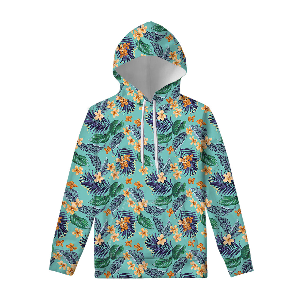 Vintage Hawaiian Aloha Pattern Print Pullover Hoodie
