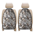 Vintage Hibiscus Plumeria Pattern Print Car Seat Organizers