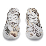 Vintage Hibiscus Plumeria Pattern Print Sport Shoes GearFrost