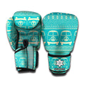 Vintage Hippie Van Pattern Print Boxing Gloves