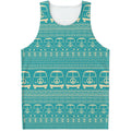 Vintage Hippie Van Pattern Print Men's Tank Top