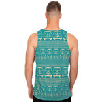 Vintage Hippie Van Pattern Print Men's Tank Top