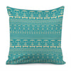 Vintage Hippie Van Pattern Print Pillow Cover