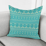 Vintage Hippie Van Pattern Print Pillow Cover