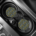 Vintage Honey Bee Print Car Coasters