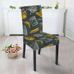 Vintage Honey Bee Print Dining Chair Slipcover