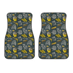 Vintage Honey Bee Print Front Car Floor Mats