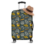 Vintage Honey Bee Print Luggage Cover