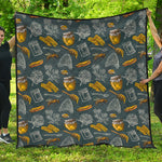 Vintage Honey Bee Print Quilt
