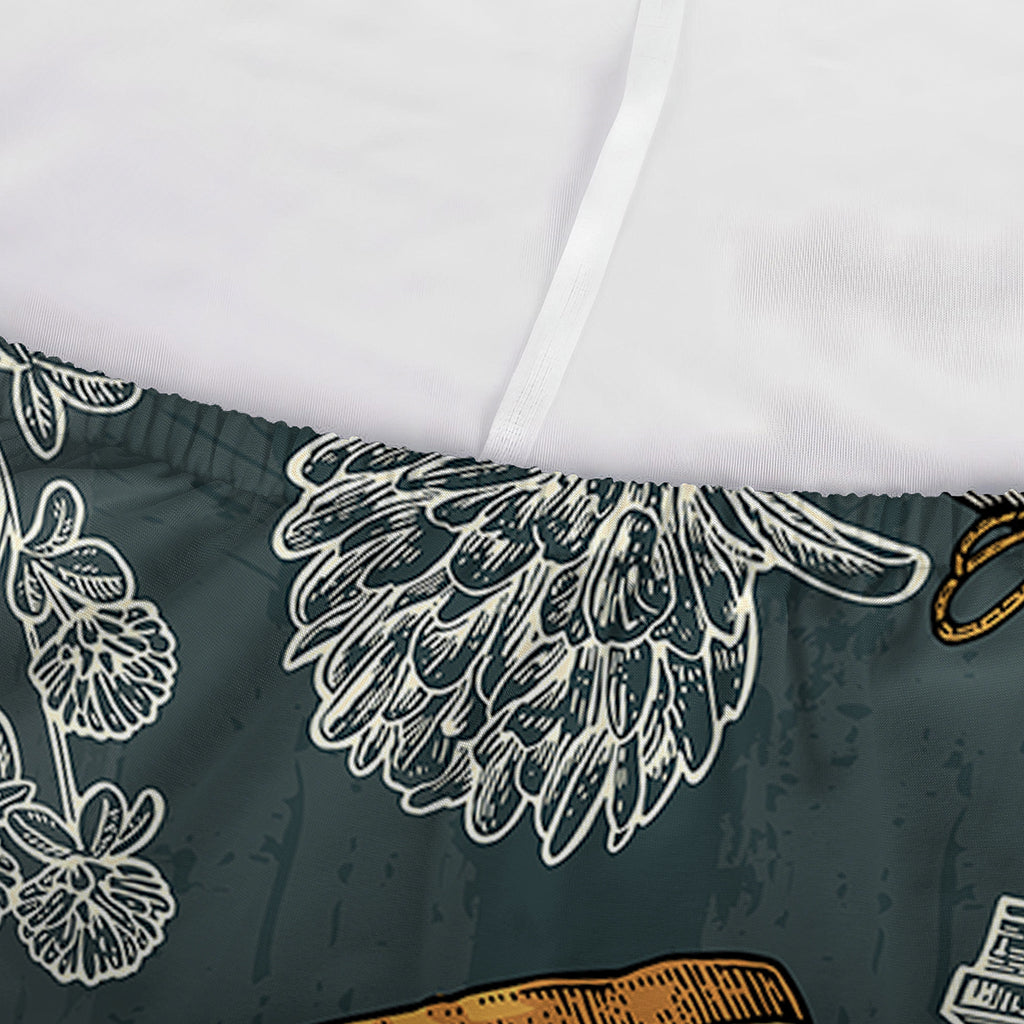 Vintage Honey Bee Print Sofa Cover