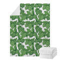 Vintage Hop Cone Pattern Print Blanket