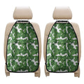 Vintage Hop Cone Pattern Print Car Seat Organizers