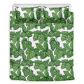 Vintage Hop Cone Pattern Print Duvet Cover Bedding Set