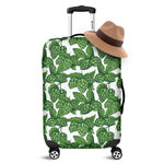 Vintage Hop Cone Pattern Print Luggage Cover