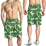 Vintage Hop Cone Pattern Print Men's Shorts