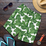 Vintage Hop Cone Pattern Print Men's Shorts