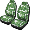 Vintage Hop Cone Pattern Print Universal Fit Car Seat Covers