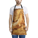Vintage Horse Painting Print Apron