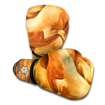 Vintage Horse Painting Print Boxing Gloves