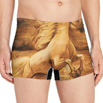 Vintage Horse Painting Print Men's Boxer Briefs