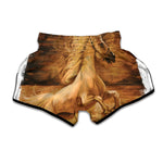 Vintage Horse Painting Print Muay Thai Boxing Shorts