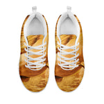 Vintage Horse Painting Print White Sneakers