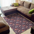 Vintage Indian Elephant Pattern Print Floor Mat