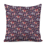 Vintage Indian Elephant Pattern Print Pillow Cover