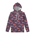 Vintage Indian Elephant Pattern Print Pullover Hoodie