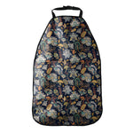 Vintage Indian Floral Pattern Print Car Seat Organizers